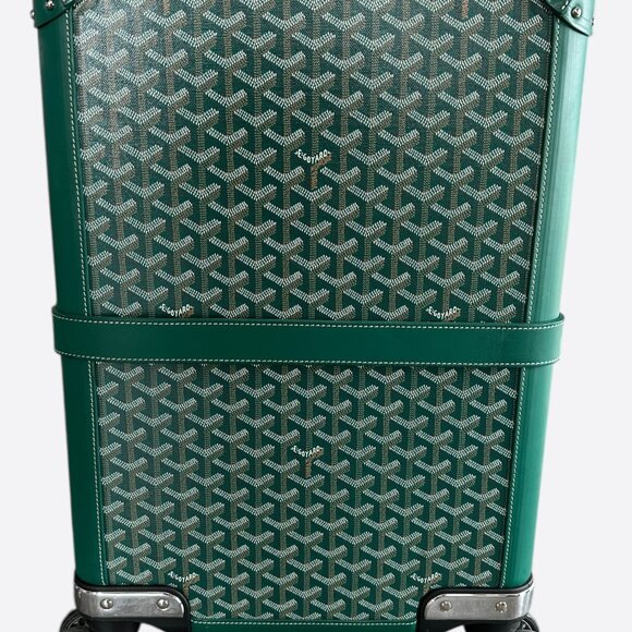 Goyard Green Bourget PM Trolley Case - Picture 1 of 8